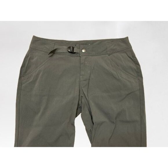 prAna Shorts Athletic Cropped Pants Gray Size 6 - Picture 2 of 6